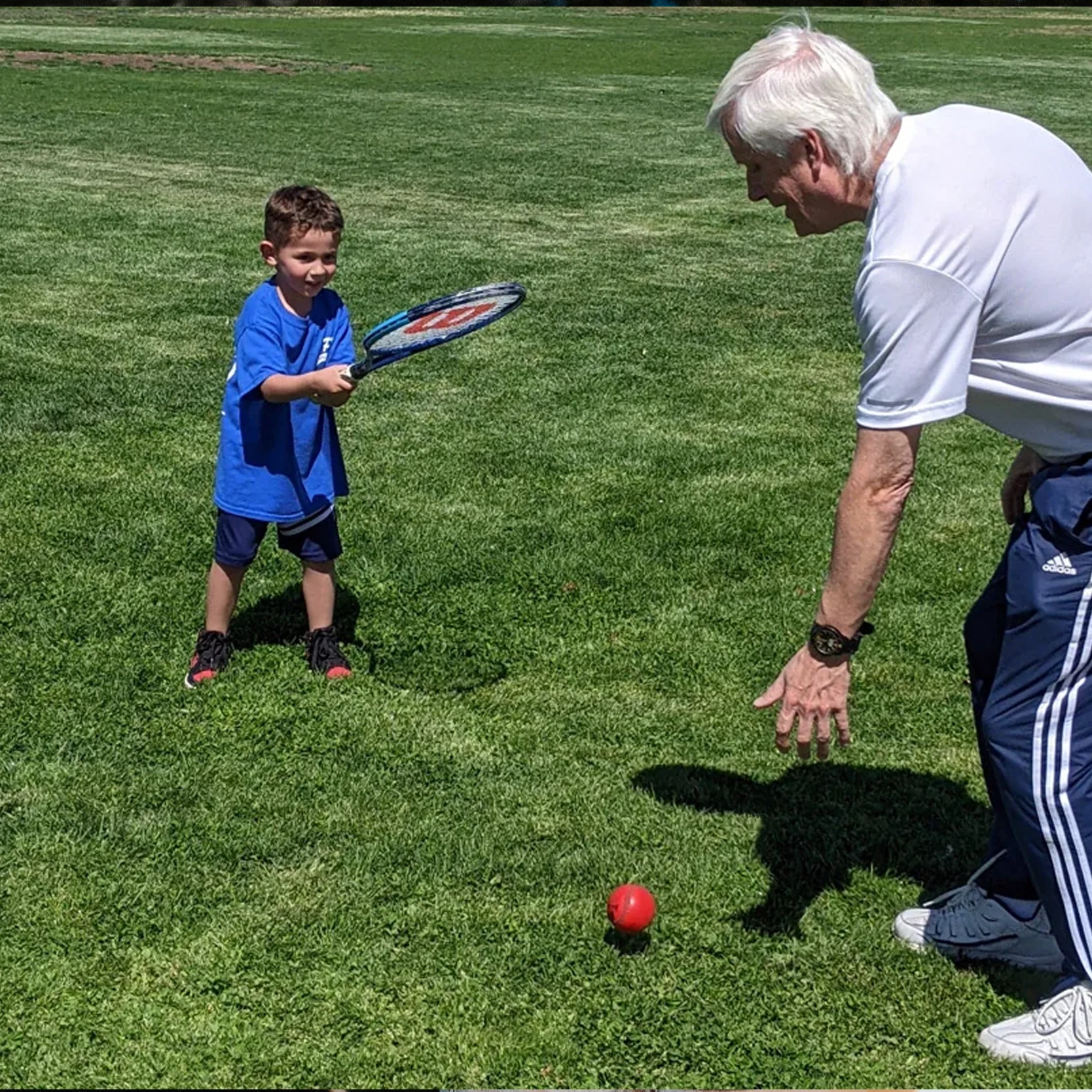 child and coach